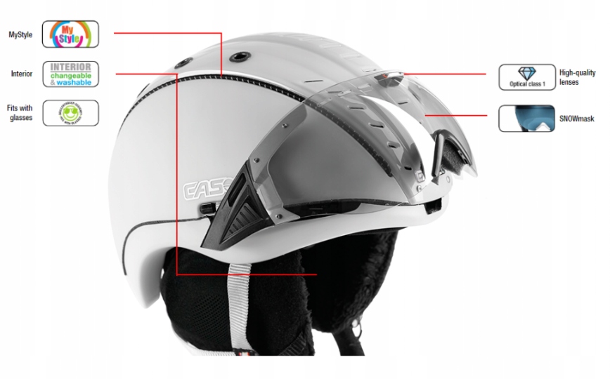 Р›С‹Р¶РЅС‹Р№ С€Р»РµРј Casco SP 2 Snowball