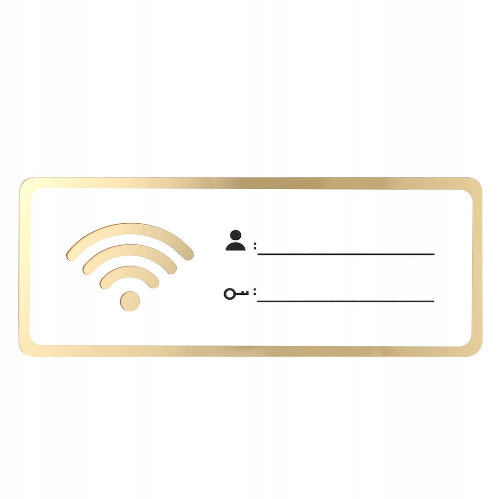 WIFI PASSWORD BOARD WIFI STICKER WIFI SIGN OFFICE SIGN BOARD CHARGER
