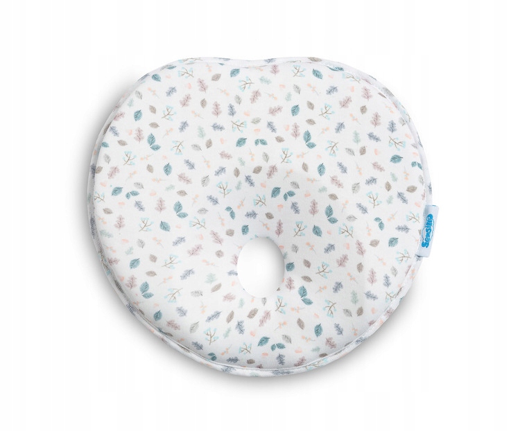 PODUSZKA ORTOPEDYCZNA KORYGUJĄCA WYPROFILOWANA DLA NIEMOWLĄT 0+ LISTKI