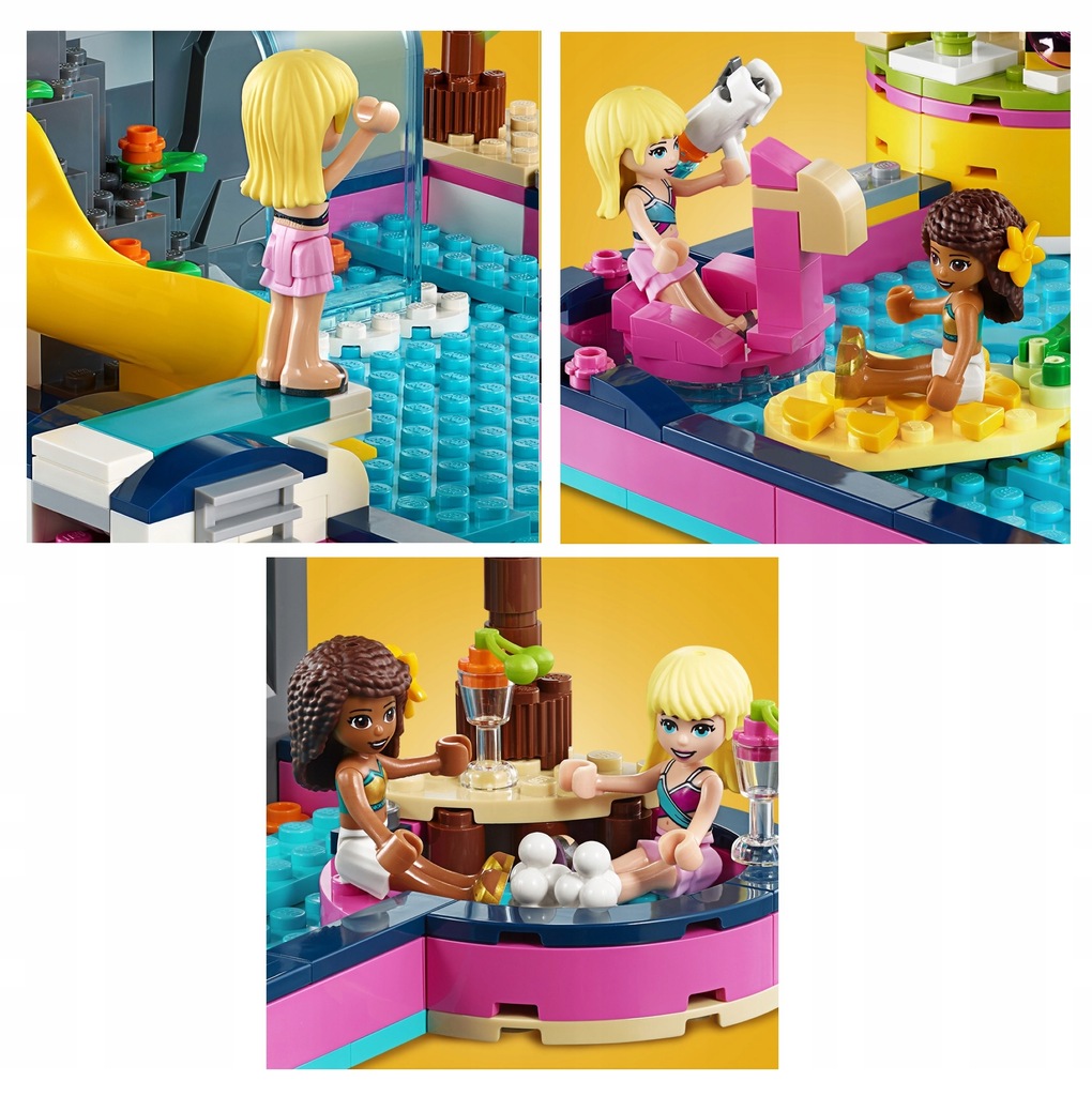 Купить LEGO FRIENDS Вечеринка у бассейна Андреа 41374: отзывы, фото, характеристики в интерне-магазине Aredi.ru