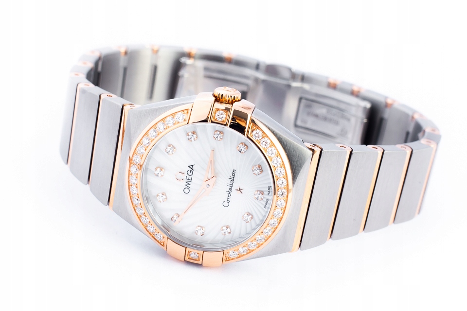 OMEGA CONSTELLATION QUARTZ LADY DIAMONDS NOWY/KPL.