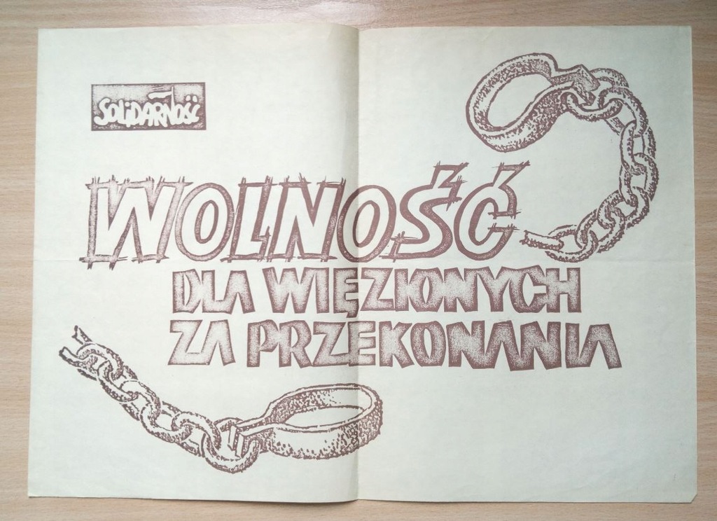 Plakaty ulotki PRL strajk Solidarność 2