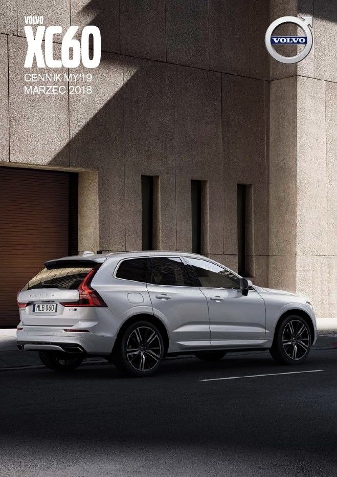 Volvo XC60 prospekt cennik model 2019 polski