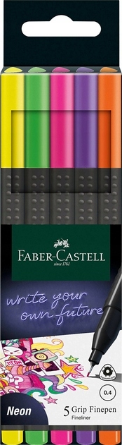 CIENKOPIS KREŚLARSKI FABER-CASTELL 5X NEON