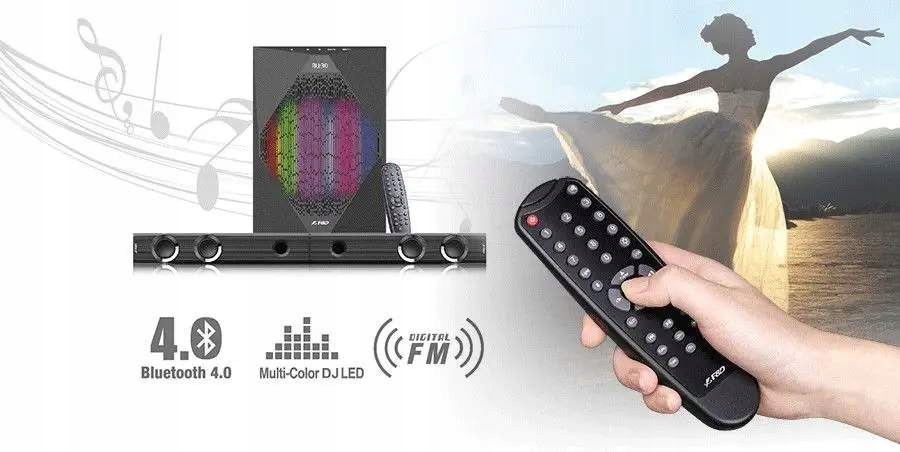 Купить Динамики FENDA T-300X 2.1, BLUETOOTH, FM, звуковая панель: отзывы, фото, характеристики в интерне-магазине Aredi.ru