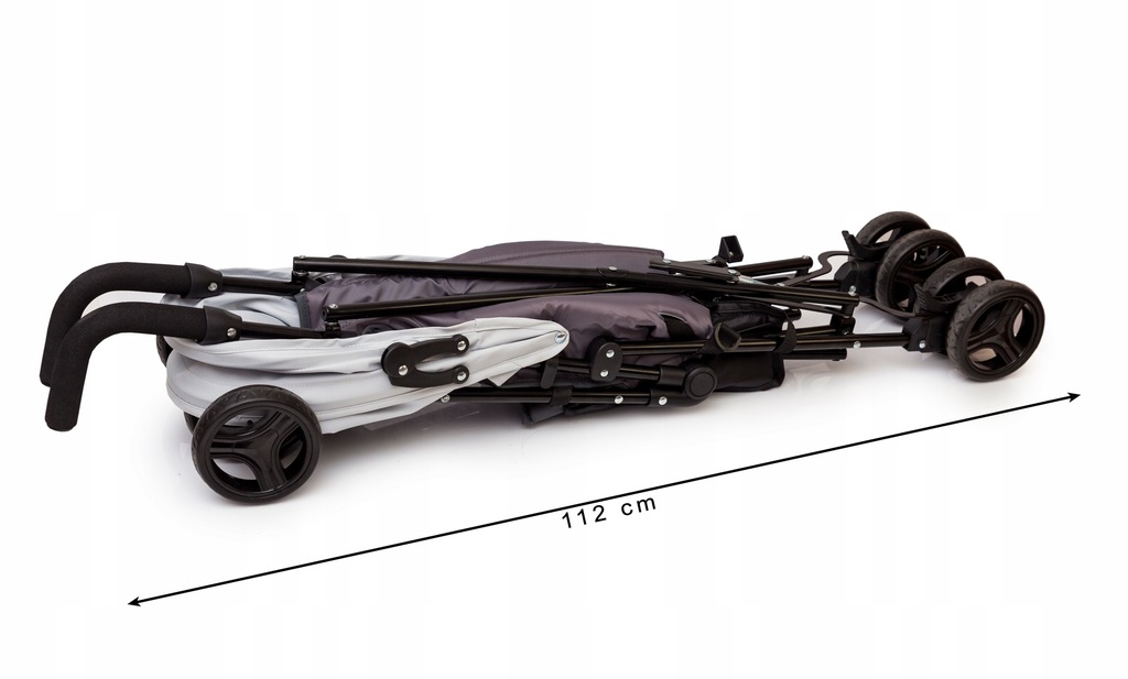 Купить Легкая складная коляска-зонтик, серая.: отзывы, фото, характеристики в интерне-магазине Aredi.ru