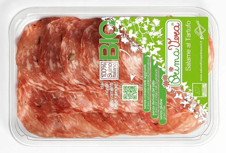 SALAMI Z TRUFLAMI PLASTRY BEZGLUTENOWE BIO 70 g -