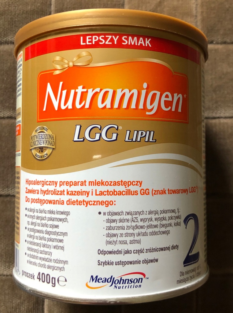 Nutramigen LGG LIPIL 400g 8124156353 oficjalne archiwum Allegro