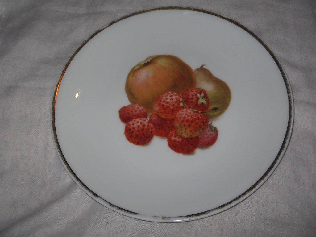 Talerz deserowy Bawaria Thomas- jabłko gruszka