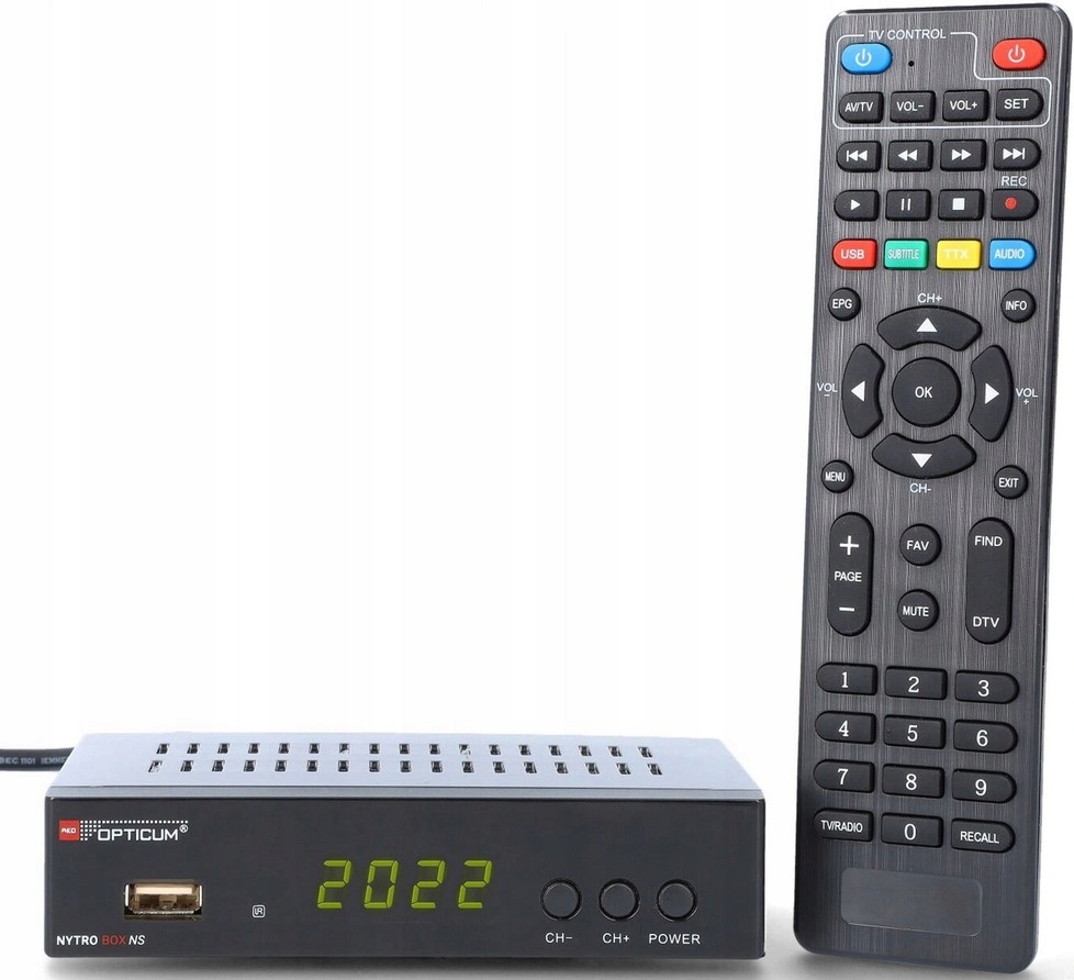 Dekoder Tuner DVB-T, DVB-T2 Opticum Nytro Box NS - 11723192136 ...
