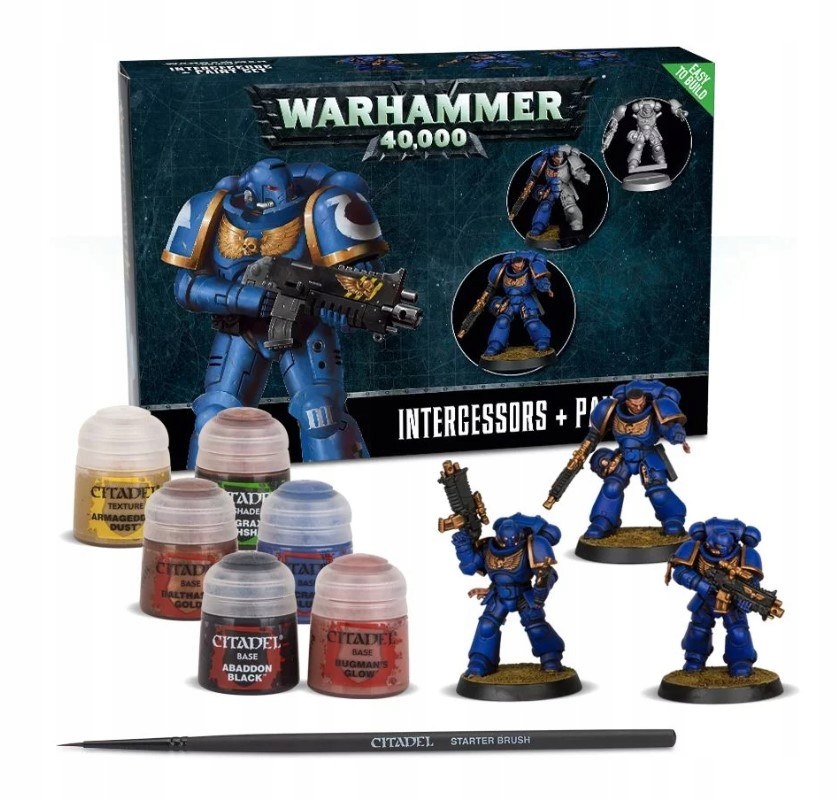 Warhammer 40000 Intercessors + Paint Set