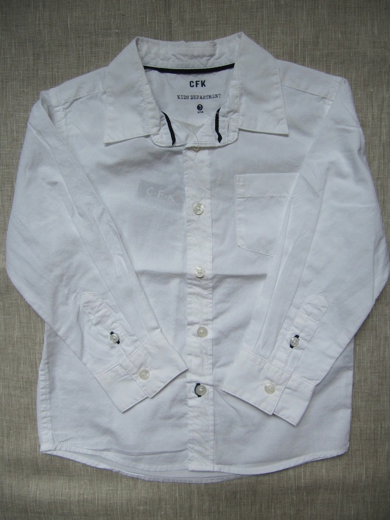 Koszula biala chlopieca 5 -6 L