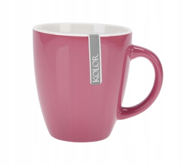 kubek z kamionki 300ml KOLOR różowy ciemny RAVI