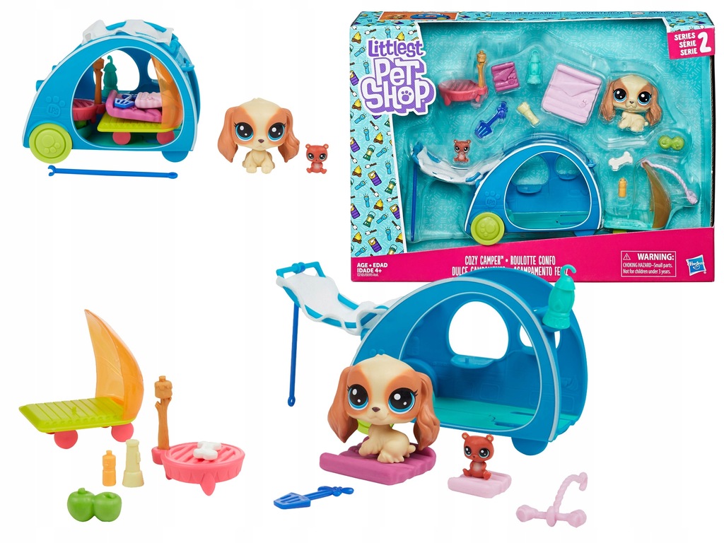 LITTLEST PET SHOP KAMPER ZESTAW E0393/E2103 LPS 8750829798 - Main Image