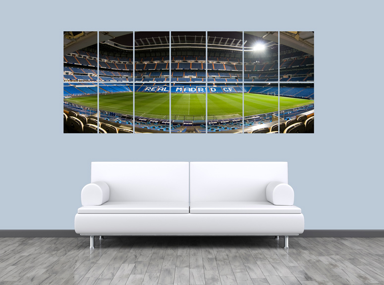 OBRAZ PLAKAT Real Madryt stadion Santiago Bernabeu