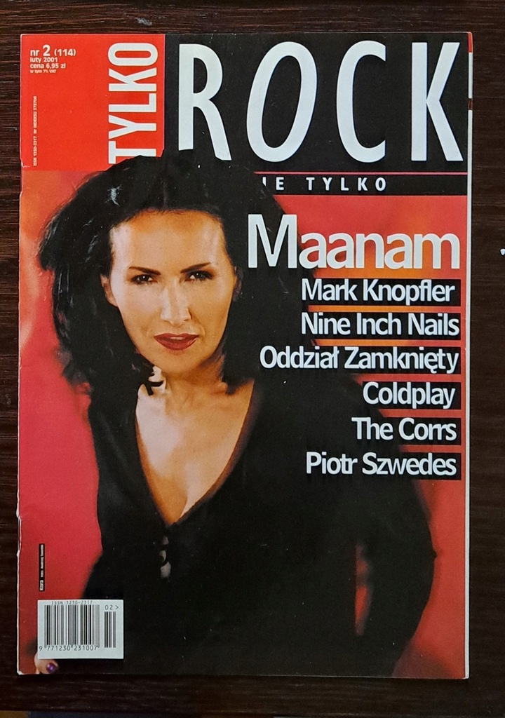 TYLKO ROCK - 2/2001 MAANAM. ODDZIAŁ ZAMKNIĘTY. MARK KNOPFLER. NINE INCH NAI