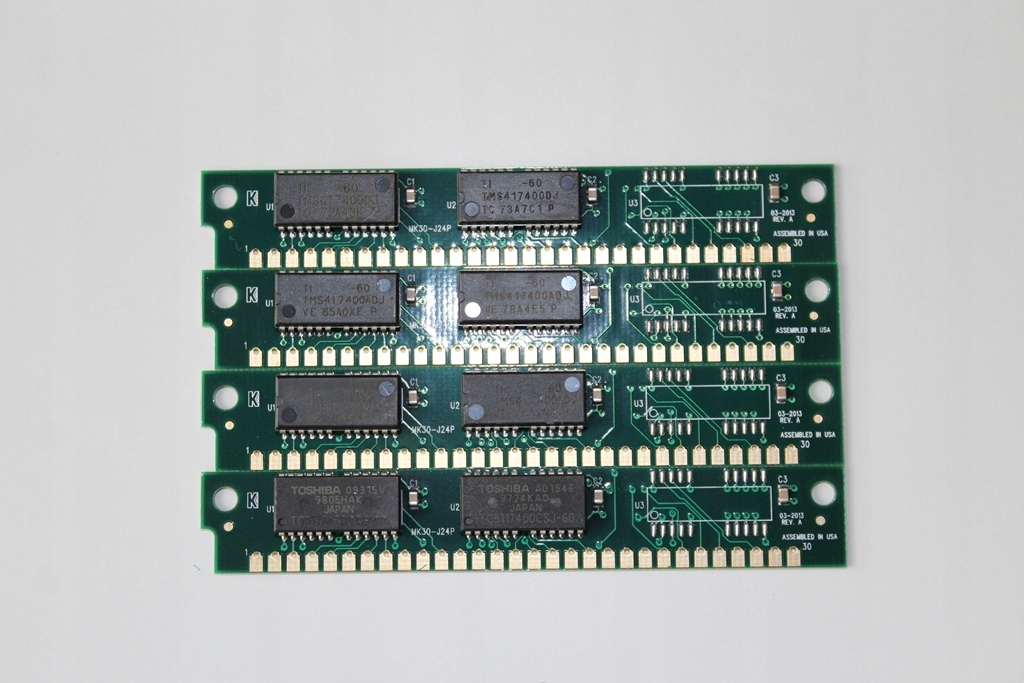 Pamięć RAM SIMM 16MB 30pin (4x4MB) 60ns FPM - NOWE