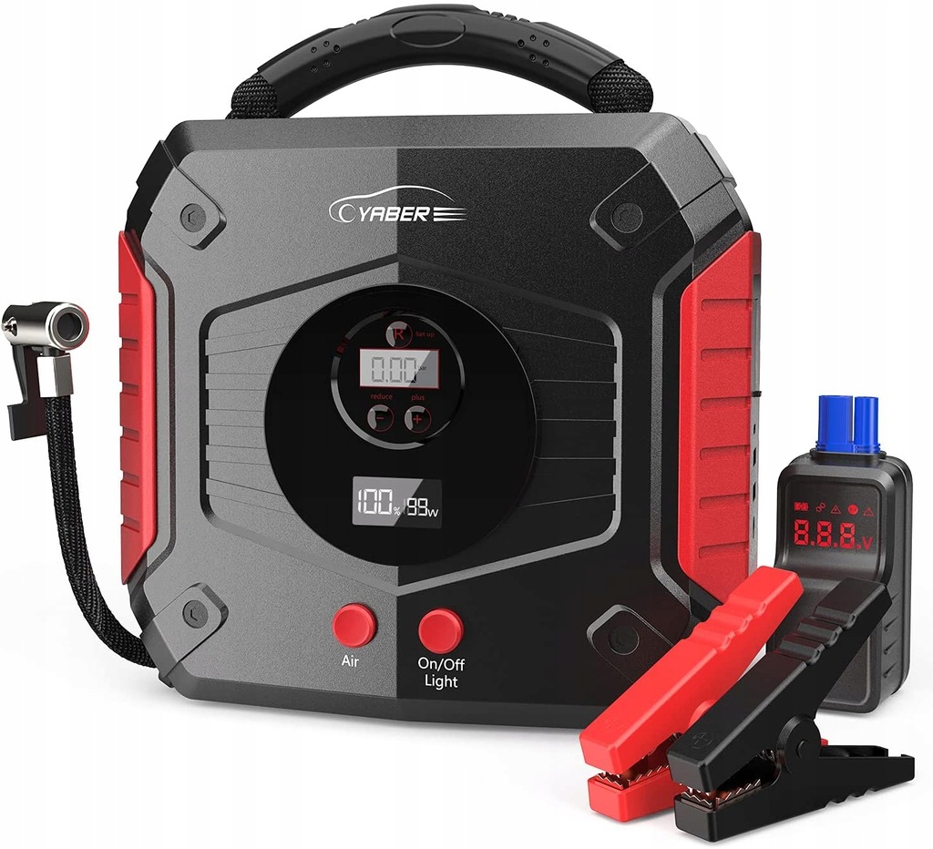 Jump Starter Powerbank rozruch samochodu kompresor 12154326483