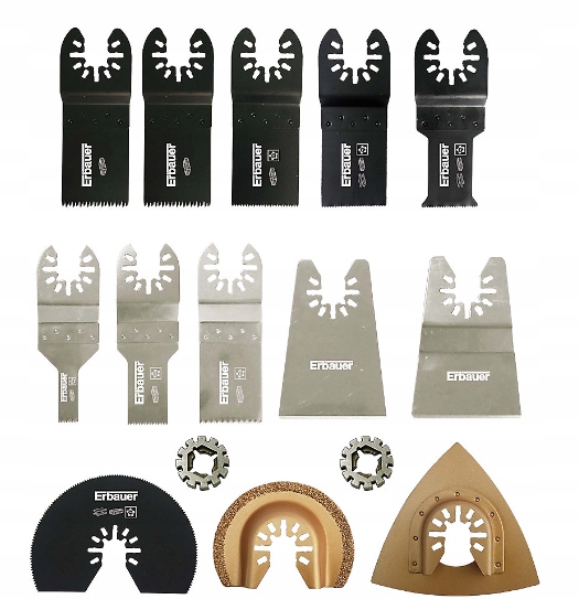 Zestaw akcesoriów Erbauer Multi Tool 15 szt. /J 13232359126 oficjalne archiwum Allegro