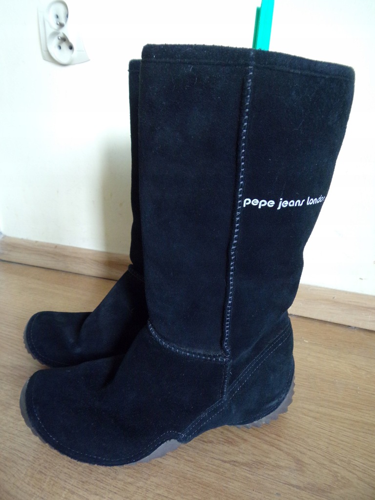 PEPE JEANS ZAMSZOWE KOZAKI ROZ 38