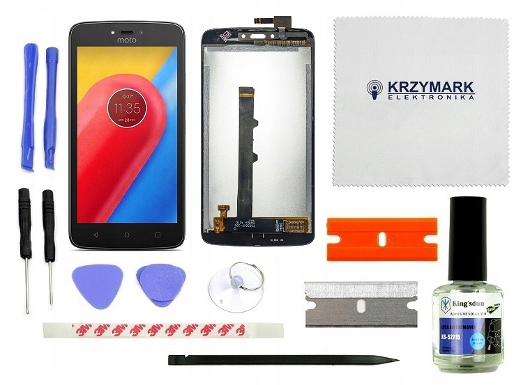 WYŚWIETLACZ LCD DIGITIZER DIG DO MOTOROLA MOTO C