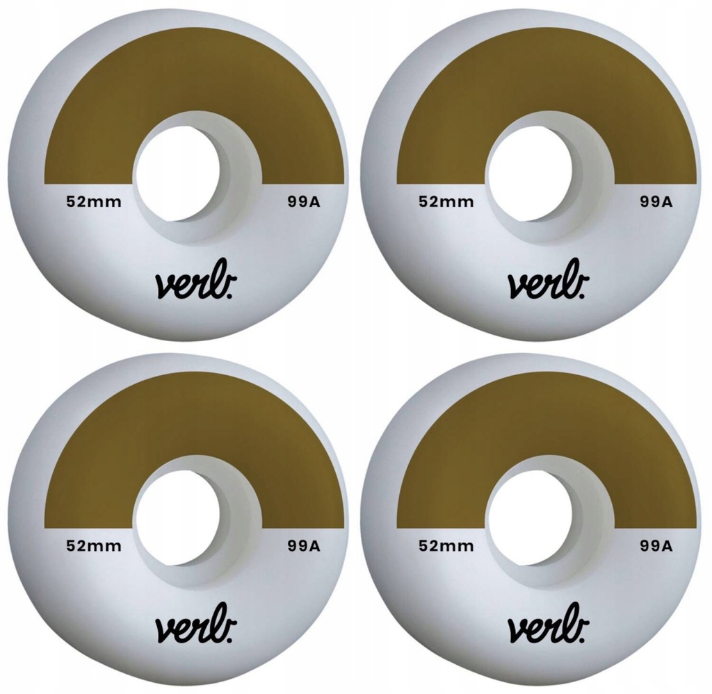 Verb Dip 99A Kolečka Na Skate 4-Balení (52mm|Gold)