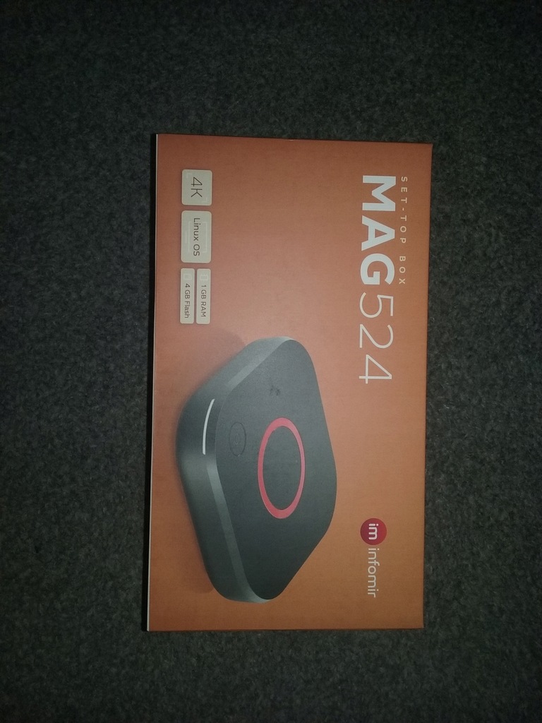 Dekoder Tuner IPTV MAG 524 INFOMIR Set Top Box 12906922763