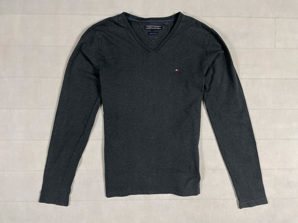 Tommy Hilfiger longsleeve męskie unikat logo M