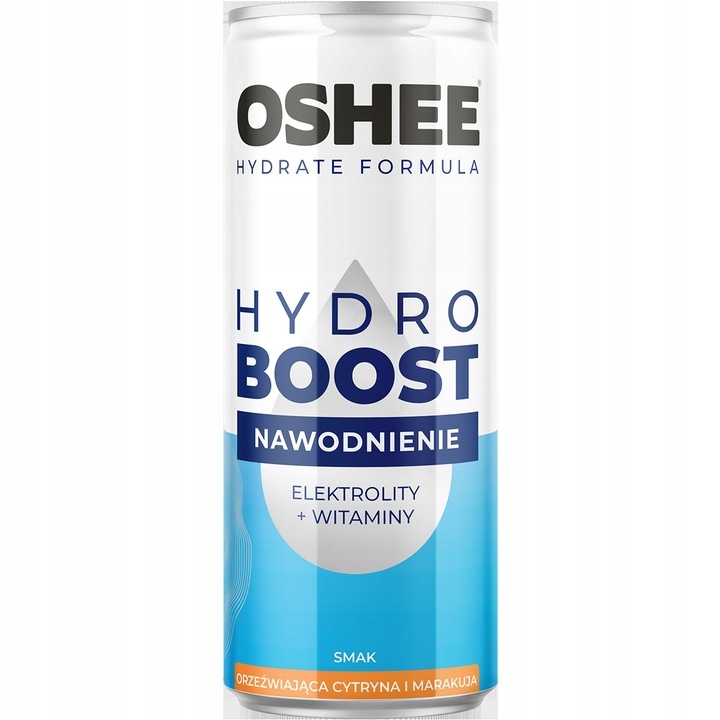 Oshee HydroBoost Napój o smaku cytryna-marakuja 250 ml