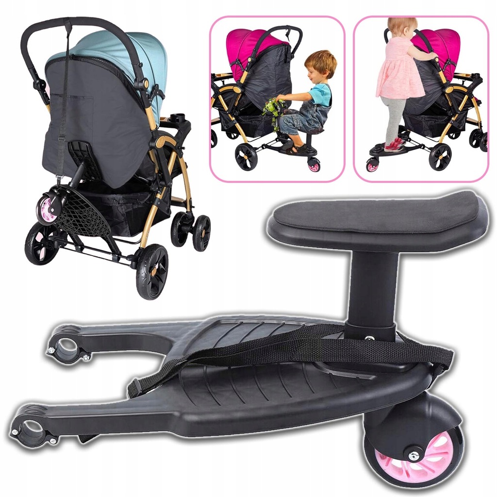 UNIWERSALNA DESKA DO WÓZKA, DESKA DO WÓZKA Z SIEDZISKIEM DLA NIEMOWLĄT