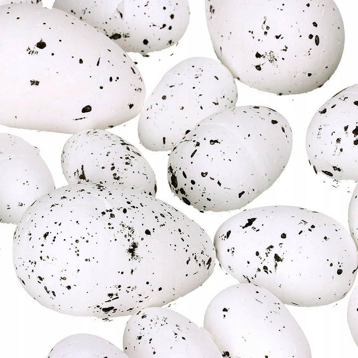 Jajka styropianowe nakrapiane 24szt JAJKO 3 - 5 cm