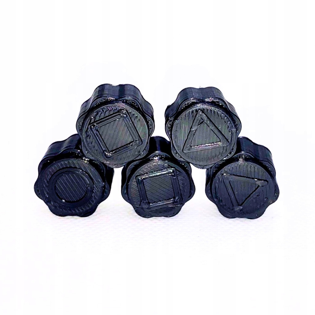 Squid Game Gonggi 3D All Black - Gra Zręcznościowa Bez Podstawki