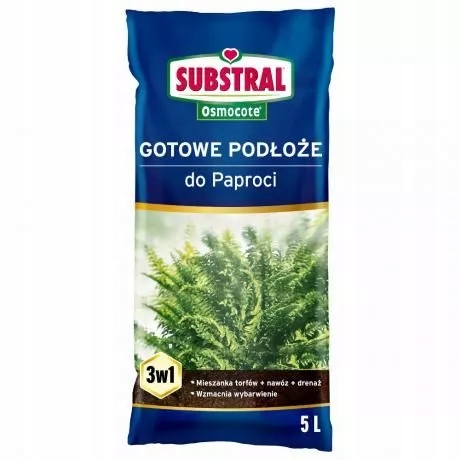 GOTOWE PODŁOŻE DO PAPROCI 5L SUBSTRAL