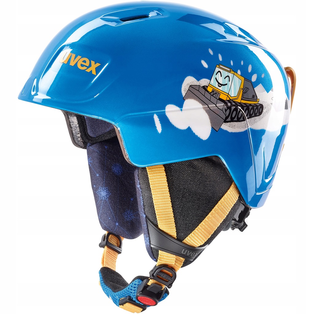 Lekki kask narciarski dla dzieci Manic Uvex niebieski 01