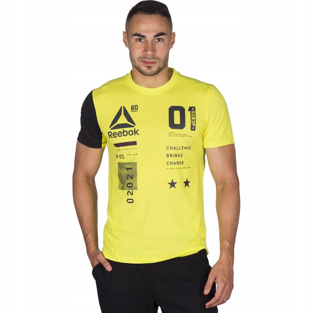 REEBOK OS ACTIV GRPH TOP HERYE (XL) Męska Koszulka