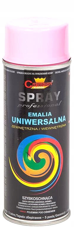 CHAMPION SPRAY RÓŻOWY RAL 3017 400 ML