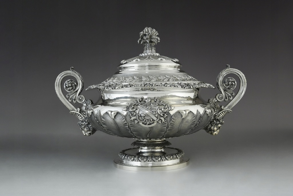 Pałacowa, srebrna waza do zupy, Londyn 1826 - 1827