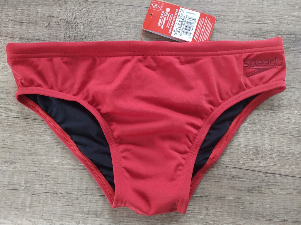SPEEDO KĄPIELÓWKI MĘSKIE CZERWONE SLIPY