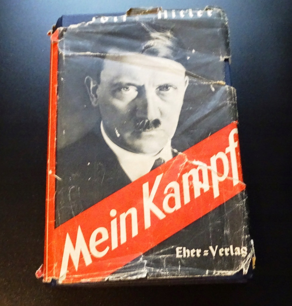 Mein Kampf Adolf Hitler 1943 r obwoluta , odmiana okładki, kompletna