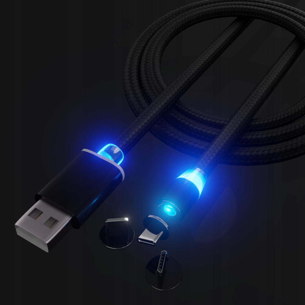 Купить МАГНИТНЫЙ КАБЕЛЬ 3В1, ЗАРЯДНОЕ УСТРОЙСТВО MICRO USB C: отзывы, фото, характеристики в интерне-магазине Aredi.ru