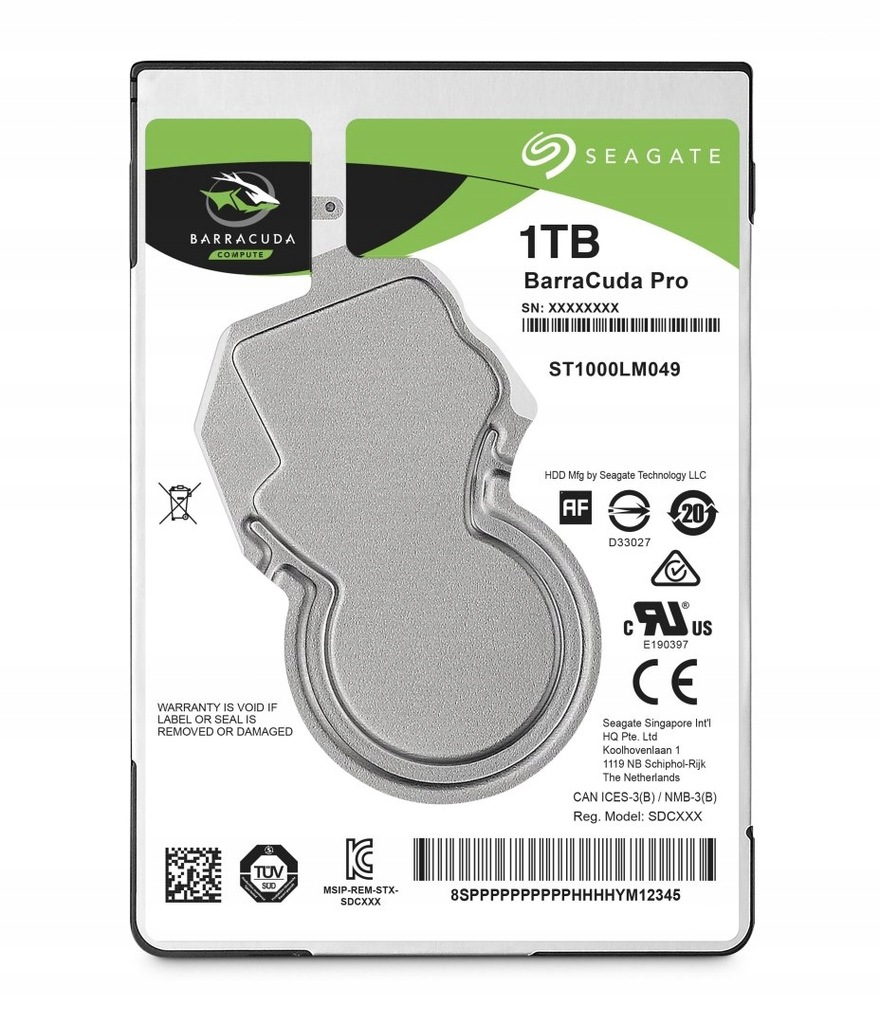 Dysk Seagate Barracuda Pro ST1000LM049 (1 TB