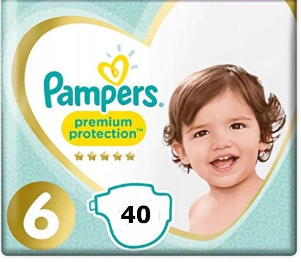 PAMPERS 6 PREMIUM PROTECTION 40SZT NIEMCY