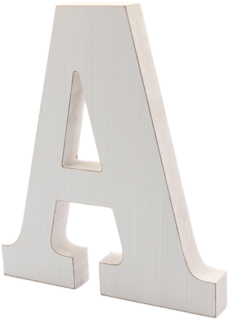 Litera A stojąca alfabet duża 18cm prezent