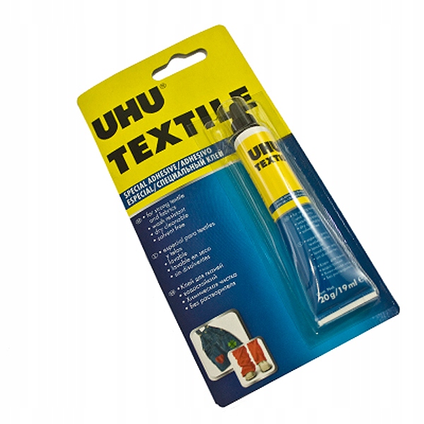 (UHU9) profesjonalny klej UHU Textile 19 ml