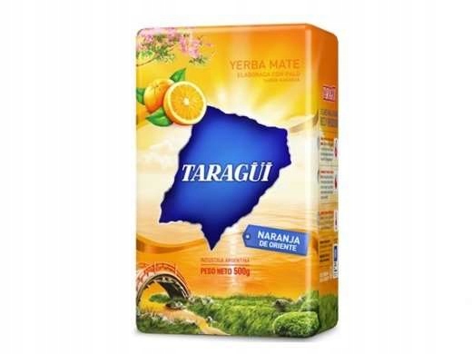 YERBA MATE TARAGUI POMARAŃCZA NARANJA, 500G, BIO