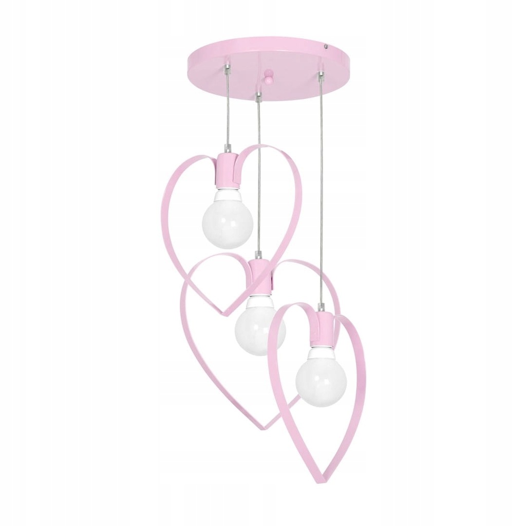 Lampa wisząca AMORE PINK 3xE27 | MLP9954 Milagro