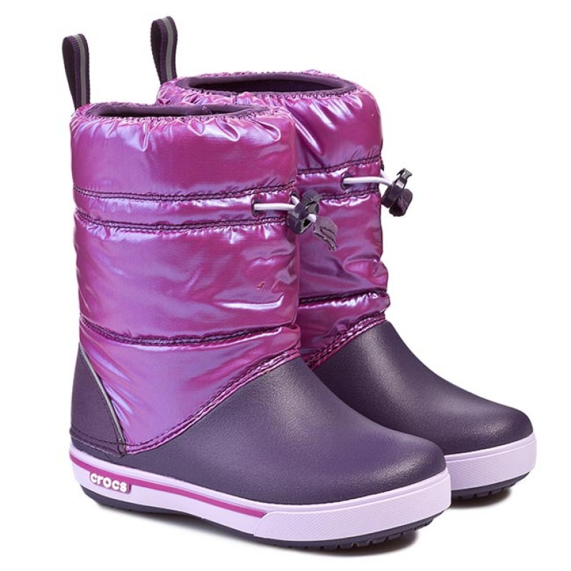 Śniegowce CROCS Gust Boot Kids 12772 Viola/Mul