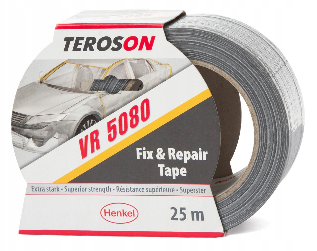 TEROSON LOCTITE VR 5080 TAŚMA SZARA 25m