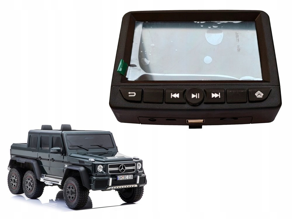 ND24_8178 Panel LCD MP4 do Auta na akumulator Mer