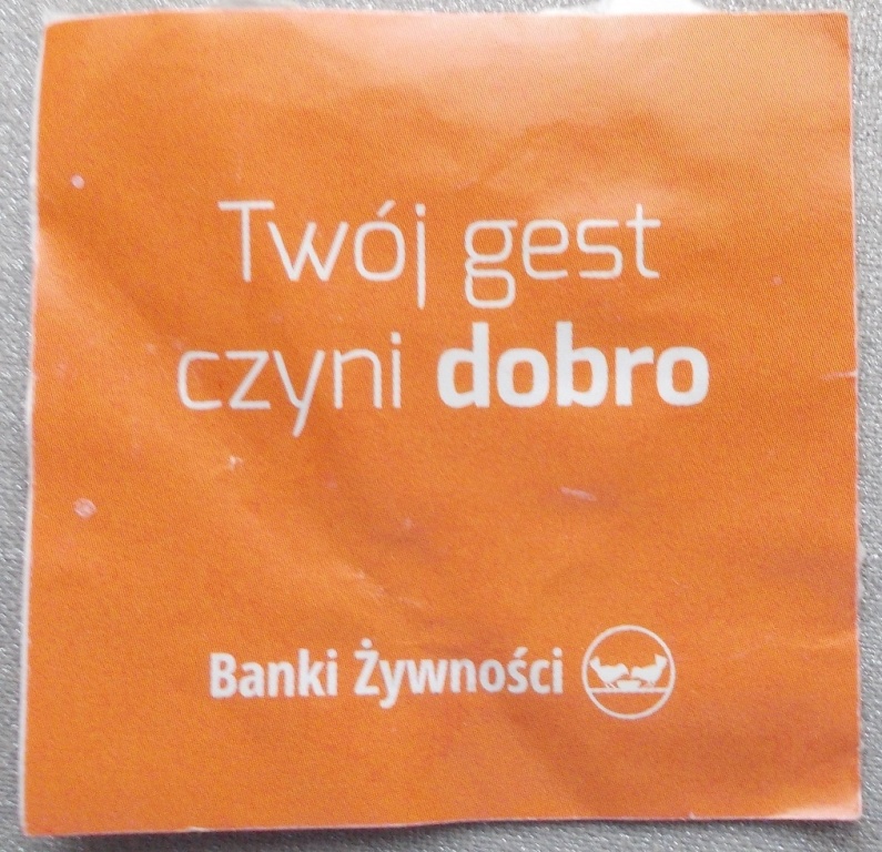 Twój gest czyni dobro naklejka